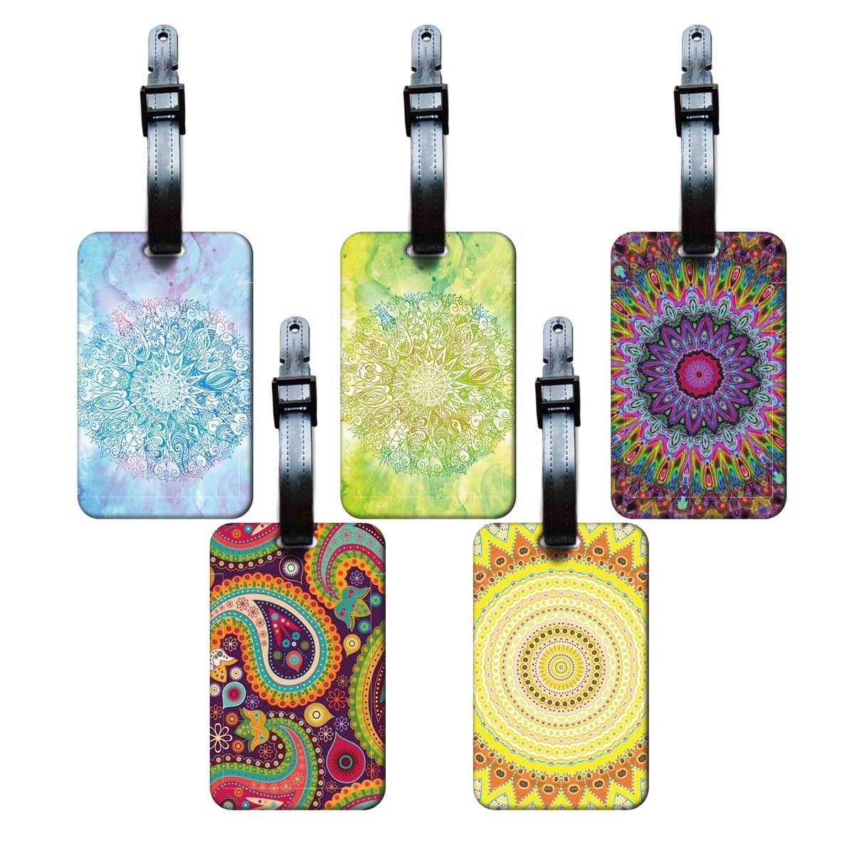 Travel Accessories List For Women - Paisley Plastik Bagaj Etiketi Kadın Bavul