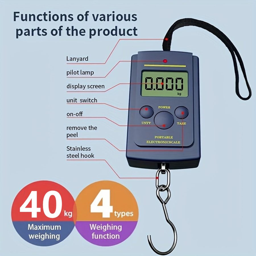 Travel Accessories Tech - 40 kg Çok Fonksiyonlu Mini Elektronik