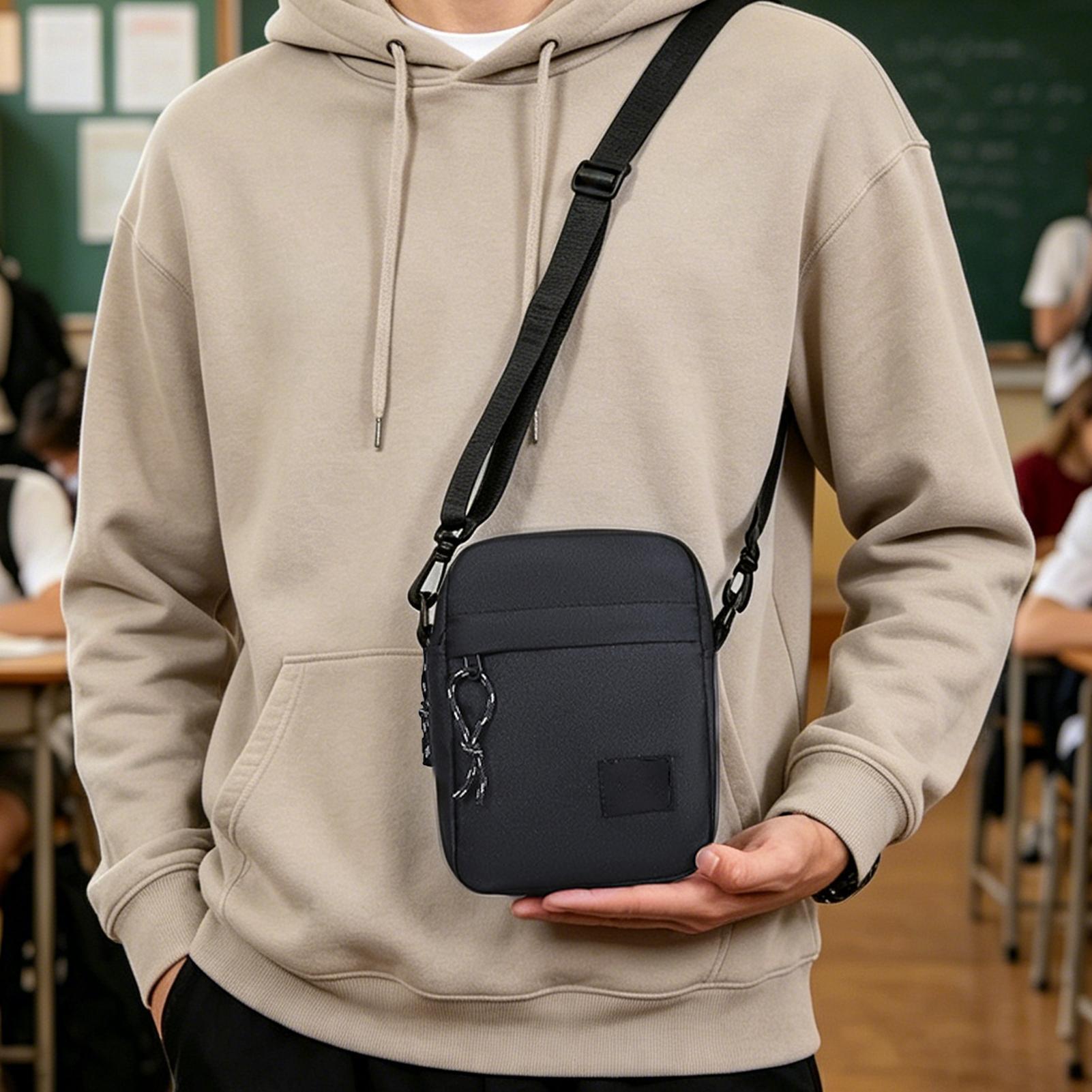 Travel Accessories Tech - Erkek Kompakt Omuz Çantası Moda Günlük