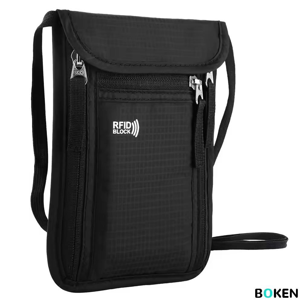 Travel Accessories Neck - RFID Engelleyici Seyahat Çantası Boyun Cüzdanı