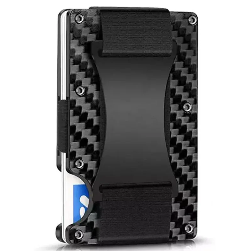 Passport Holder Rfid - RFID Kartvizitlik Karbon Fiber Kartlık Cüzdan