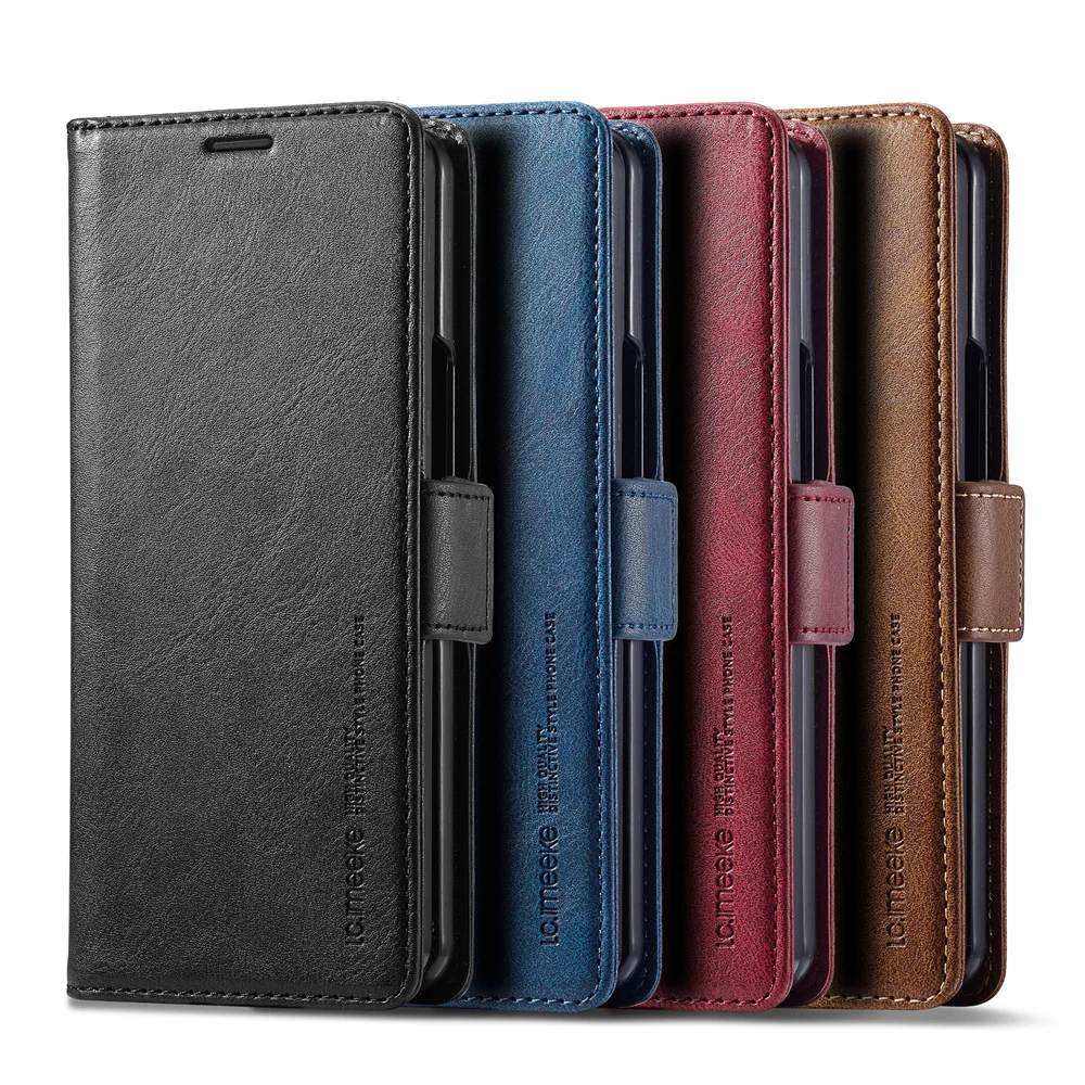 Passport Holder Rfid - Deri Cüzdan Telefon Kılıfı Samsung Galaxy