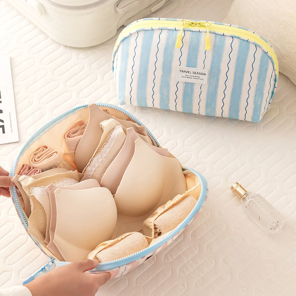 Travel Accessories Box - İç çamaşırı saklama çantası taşınabilir çok