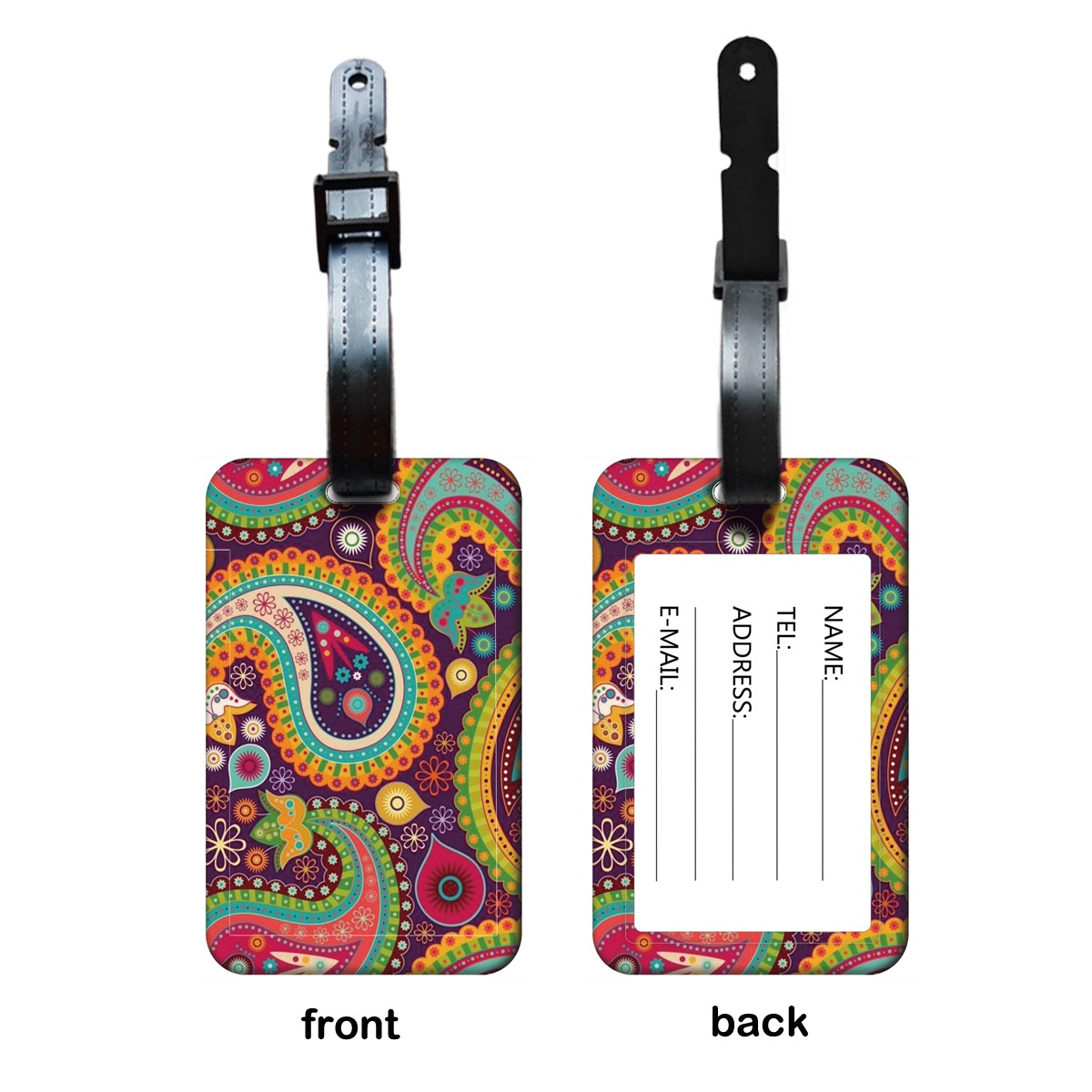 Paisley Plastik Bagaj Etiketi  - Travel Accessories List For Women incelemesi ve fiyatı