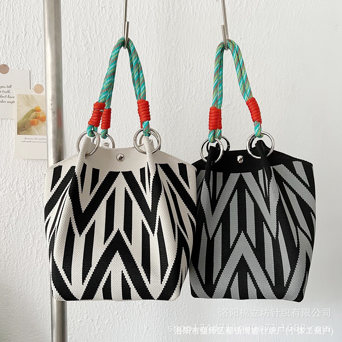 Kadın Örme Çanta Tote Çanta -  - Travel Accessories Tech incelemesi ve fiyatı