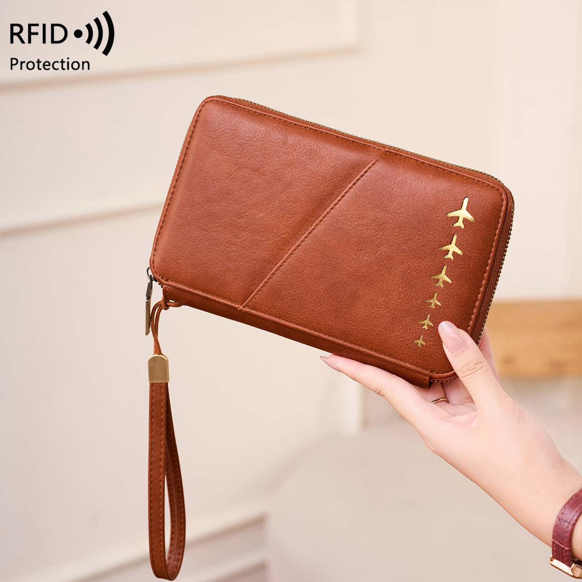Trendy Uçak Tasarımlı RFID Eng - Passport Holder Rfid incelemesi ve fiyatı