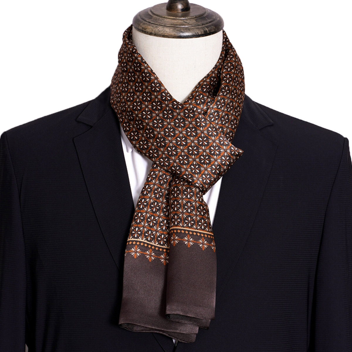 Yeni Erkek Şeritli İpek Eşarp  - Travel Accessories Neck incelemesi ve fiyatı