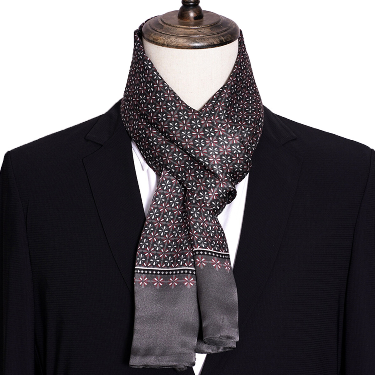 Yeni Erkek Şeritli İpek Eşarp  - Travel Accessories Neck incelemesi ve fiyatı