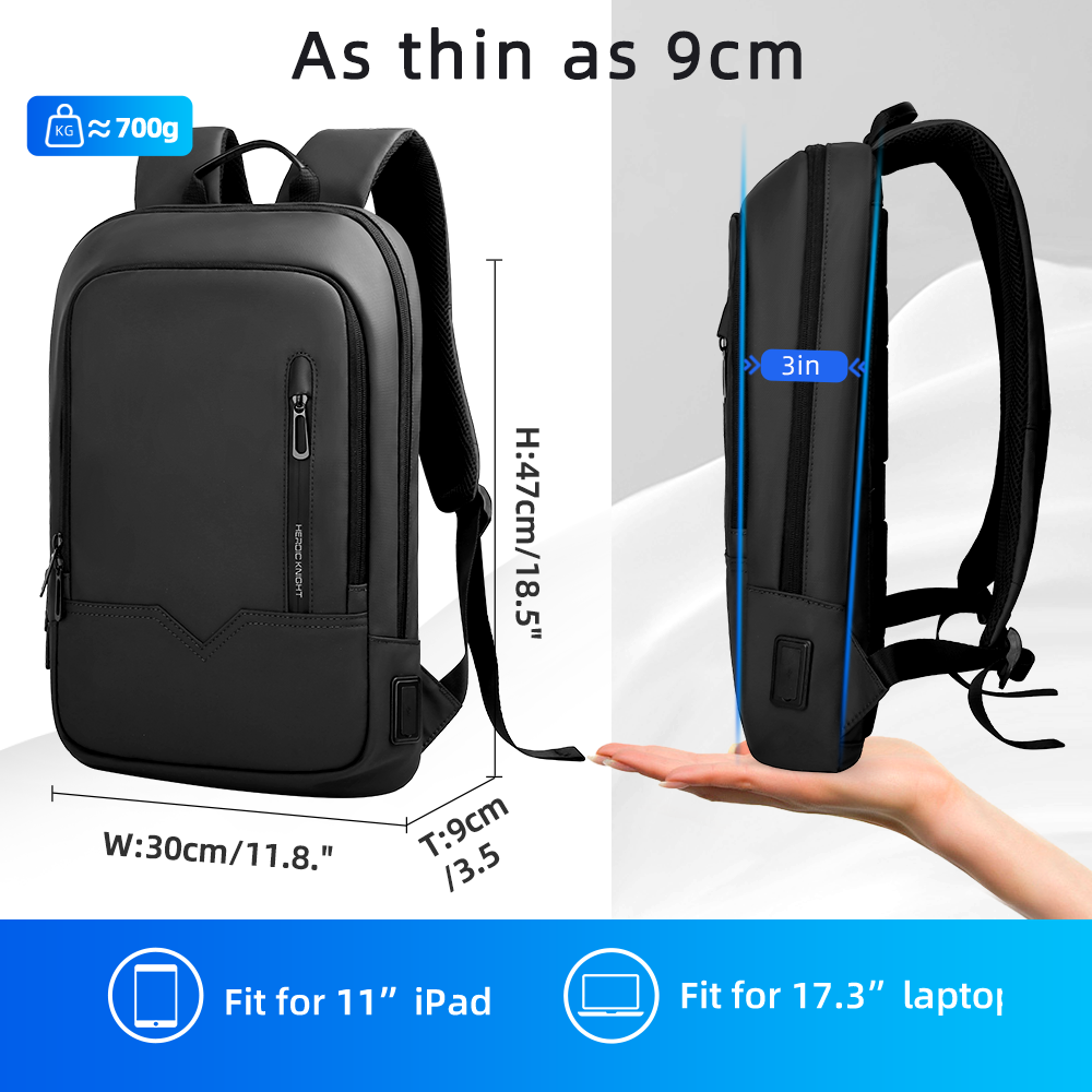 Erkekler için HK Slim İş Sırt  - Travel Accessories Tech incelemesi ve fiyatı