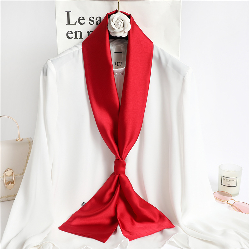 Kırmızı Düz Renk Uzun İpek Eşa - Travel Accessories Neck incelemesi ve fiyatı